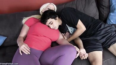Alura Jensen teaching stepson how to touch a woman
