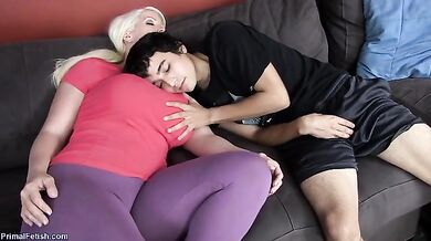 Alura Jensen teaching stepson how to touch a woman