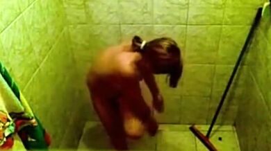 Mexican stepmom spied by wanking stepson
