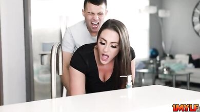 Stepson gets his stepmom to pay for being ass on him