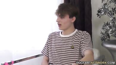 Busty Syren De Mer takes on BBC while her stepson watching