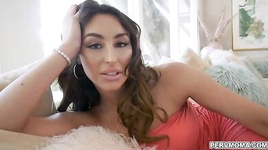 Lustful stepmom longing for stepson cock