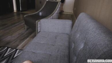 Stepson pounds her Stepmoms tight MILF pussy
