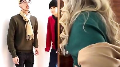 Stepmoms Bunny and Mona swapping stepsons and fucking them