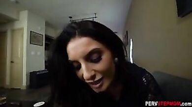 Open minded MILF stepmom swallowed a stepsons thing