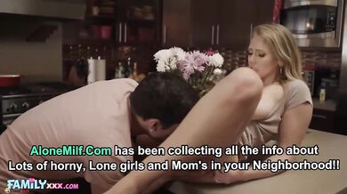 Big Ass Stepmom Agrees To Share Bed With Stepson Angel Cruz & Sarah Black - Jasmine Daze