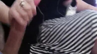 Desperate StepSon Asks His BBW Mom For Handjob And She Agrees