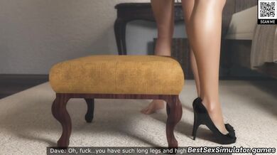 Short Hair 3D MILF Fucked By Stepson
