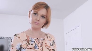 Stepmom wants cum spurt on stepsons dick