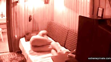 my Stepmom fingers and cums (spy camera)