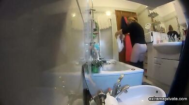 spying on my curvy stepmom everywhere