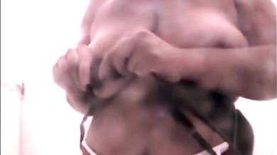 Spying stepmom during vacation (huge boobs)