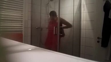 my wonderful stepmom spied in the shower