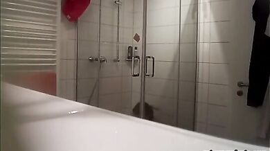 my wonderful stepmom spied in the shower