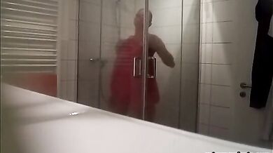 my wonderful stepmom spied in the shower