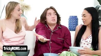 Stepmom and my GF both wanted my cock