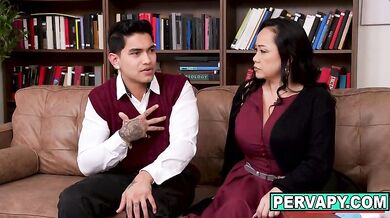 Stepson gets more close to his stepmom